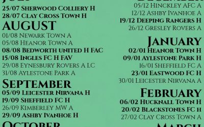 26/27 Fixtures Announced